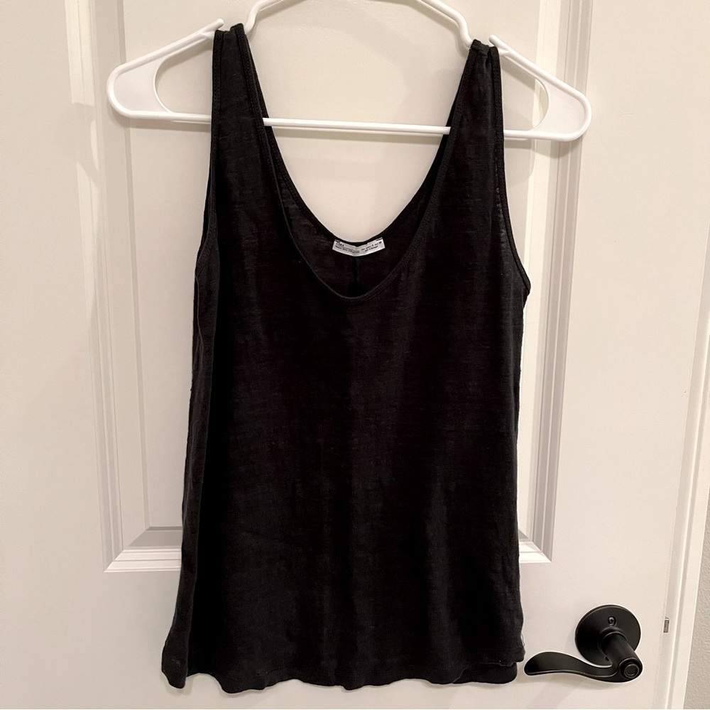 Zara linen tank top